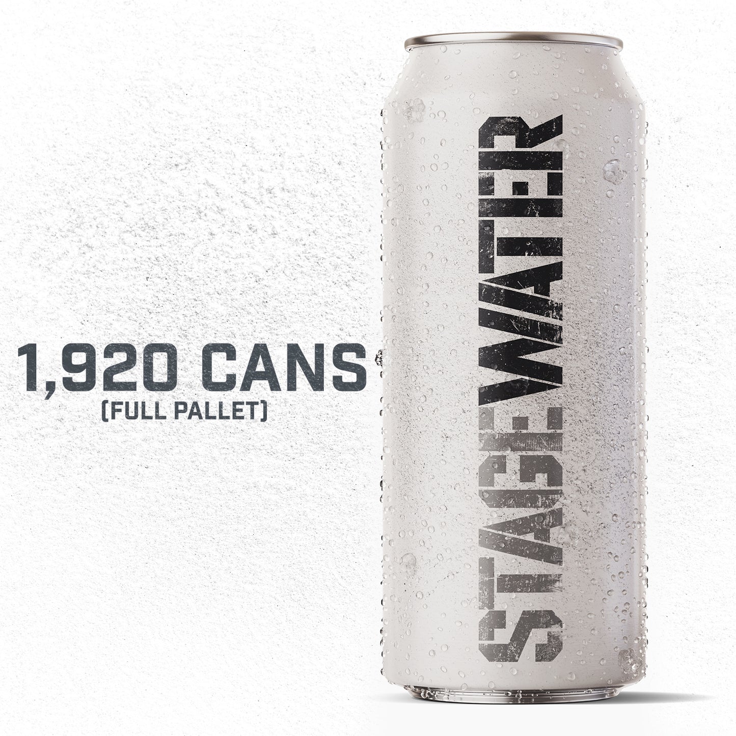 StageWater Sparkling - Full Pallet (1,920 Cans)
