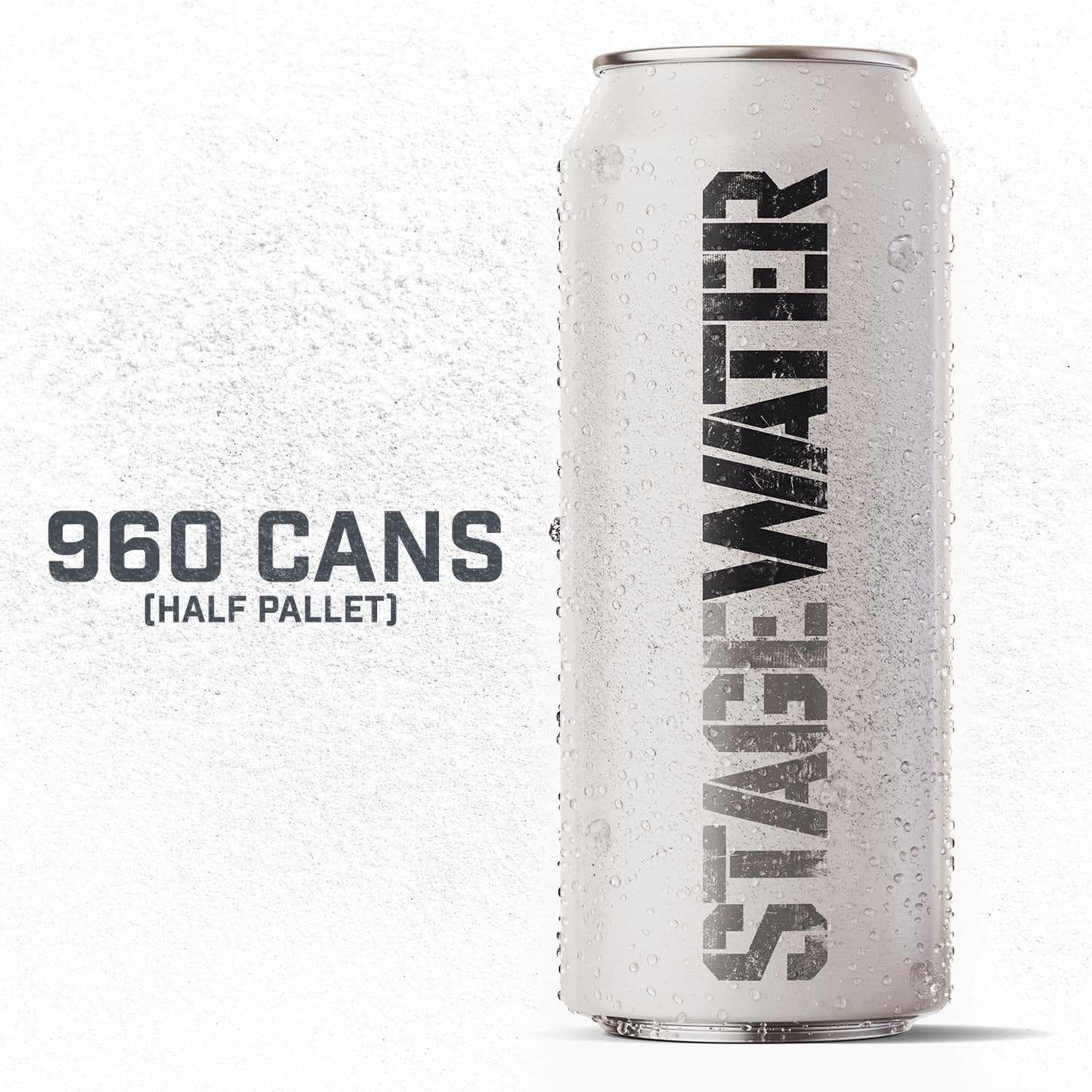 StageWater Sparkling - Half Pallet (960 Cans)