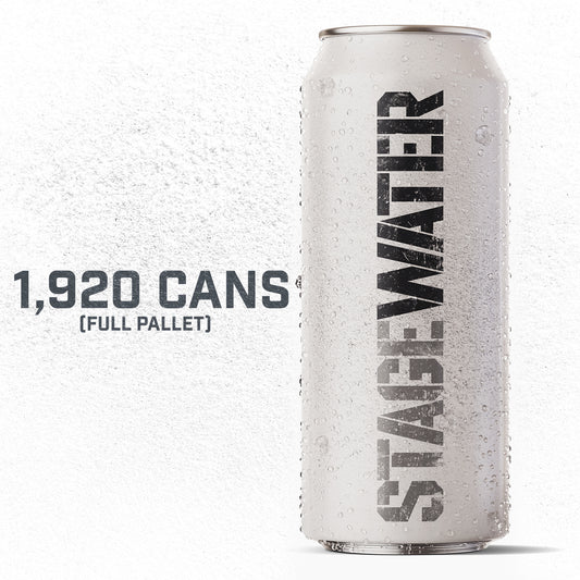 StageWater Sparkling - Full Pallet (1,920 Cans)