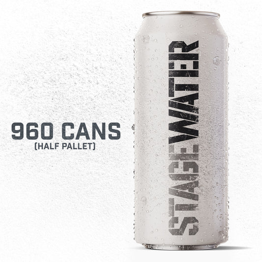 StageWater Sparkling - Half Pallet (960 Cans)